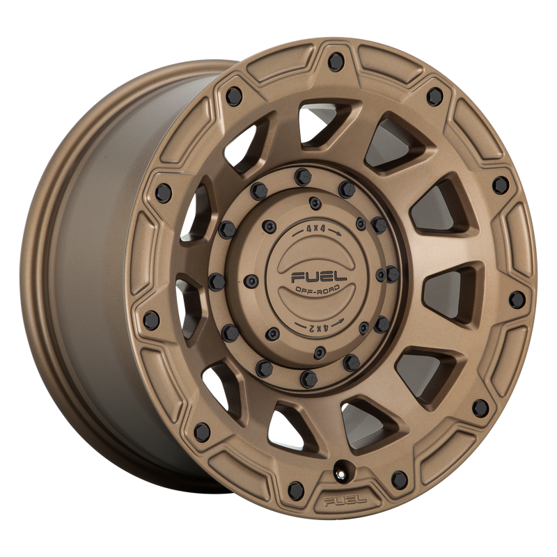 Fuel - D731 TRACKER - Gunmetal - MATTE BRONZE - 20" x 9", 1 Offset, 6x135/139.7 (Bolt Pattern), 106.1mm HUB