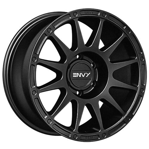 Envy Wheels - FFT8MB - Black - MATTE BLACK - 18" x 9", 18 Offset, 6x139.7 (Bolt Pattern), 78.1mm HUB