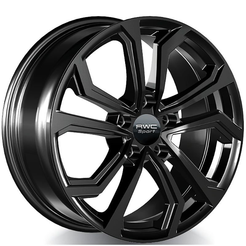 RWC - MHK25 - Black - Gloss Black - 18" x 7.5", 40 Offset, 5x114.3 (Bolt pattern), 67.10mm HUB