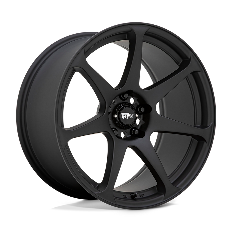 Motegi - MR154 BATTLE - Black - MATTE BLACK - 18" x 8", 43 Offset, 5x114.3 (Bolt Pattern), 72.6mm HUB