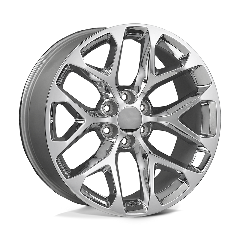 OE Creations - PR177 - Chrome - CHROME - 22" x 9", 24 Offset, 6x139.7 (Bolt Pattern), 78.1mm HUB