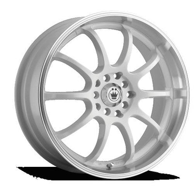 Konig - Lighting - White - White/Machine Lip - 16" x 7", 40 Offset, 5x100/114.3 (Bolt Pattern), 73.1mm HUB
