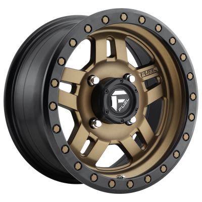 Fuel - D583 ANZA - Gunmetal - MATTE BRONZE BLACK BEAD RING - 18" x 9", 19 Offset, 6x139.7 (Bolt Pattern), 106.1mm HUB