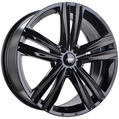ART - Replica 193 - Black - Gloss Black - 19" x 8", 45 Offset, 5x112 (Bolt Pattern), 57.1mm HUB