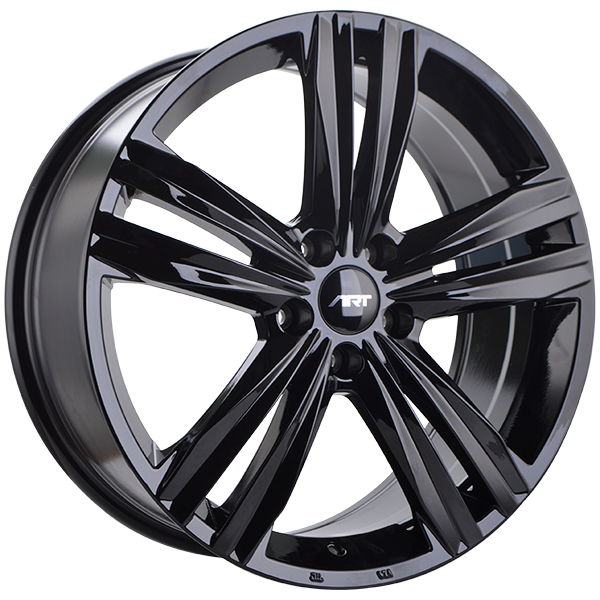 ART - Replica 193 - Black - Gloss Black - 19" x 8", 45 Offset, 5x112 (Bolt Pattern), 57.1mm HUB