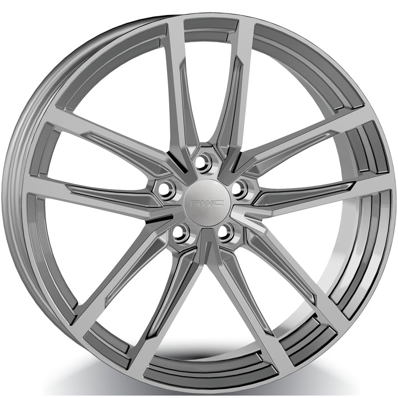 RWC - MHK330 - Silver - SILVER - 17" x 7.5", 42 Offset, 5x114.3 (Bolt Pattern), 67.1mm HUB