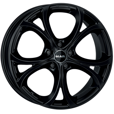 Mak Wheels - LARIO - Black - GLOSS BLACK - 19" x 8.5", 30 Offset, 5x110 (Bolt Pattern), 65.1mm HUB