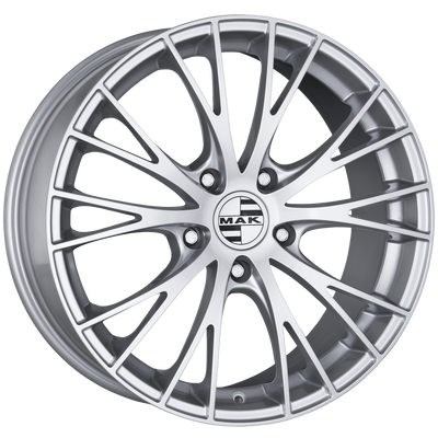 Mak Wheels - RENNEN - Silver - SILVER - 18" x 9", 48 Offset, 5x130 (Bolt Pattern), 71.6mm HUB