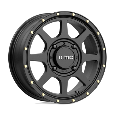 KMC Powersports - KS134 ADDICT 2 - Black - SATIN BLACK - 15" x 6", 38 Offset, 4x137 (Bolt Pattern), 112.1mm HUB