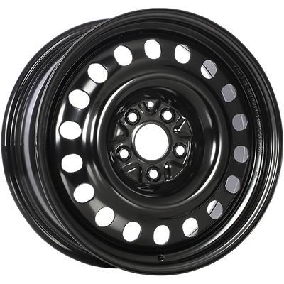 RNB - STEEL WHEEL - Black - Black E-Coating - 18" x 7.5", 42 Offset, 5x108 (Bolt Pattern), 63.4mm HUB