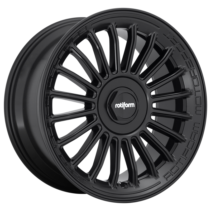 Rotiform - R161 BUC-M - Gunmetal - MATTE BLACK - 19" x 8.5", 35 Offset, 5x100/112 (Bolt Pattern), 66.56mm HUB