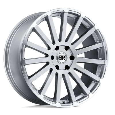 Black Rhino - SPEAR - Silver - Silver with Mirror-Cut Edge - 22" x 9.5", 25 Offset, 5x150 (Bolt Pattern), 110.1mm HUB