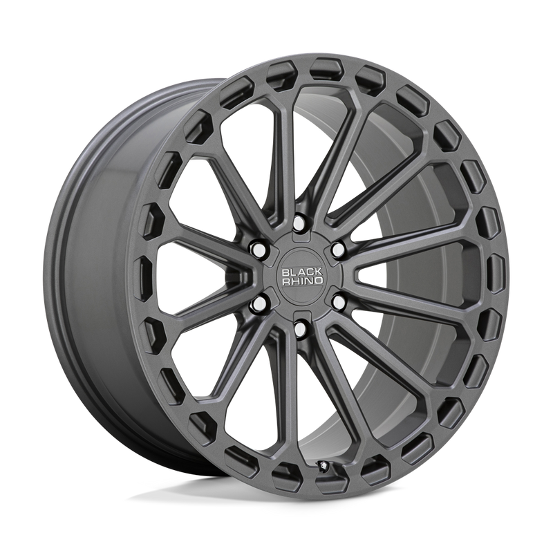 Black Rhino - KAIZEN - Gunmetal - MATTE GUNMETAL - 20" x 9.5", -18 Offset, 6x139.7 (Bolt Pattern), 112.1mm HUB
