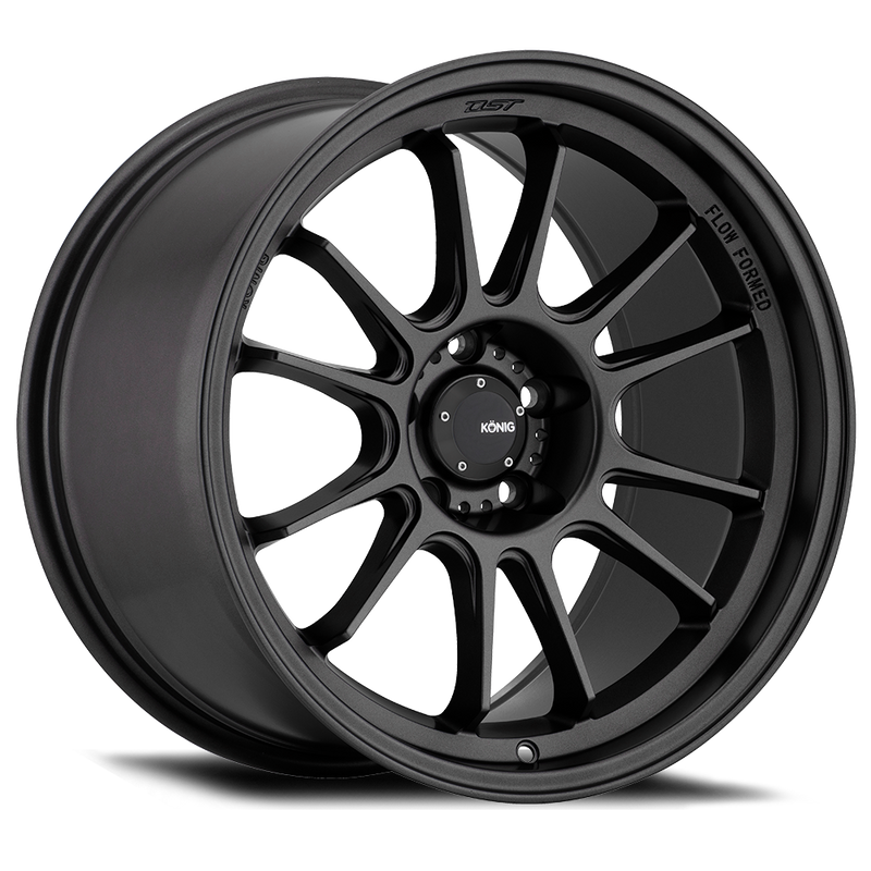 Konig - Hypergram - Black - Matte Black - 18" x 9.5", 35 Offset, 5x120 (Bolt Pattern), 72.6mm HUB