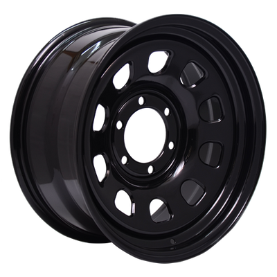 Envy Wheels - 101MB D WINDOW - Black - GLOSS BLACK - 17" x 8", 6 Offset, 6x139.7 (Bolt Pattern), 108mm HUB