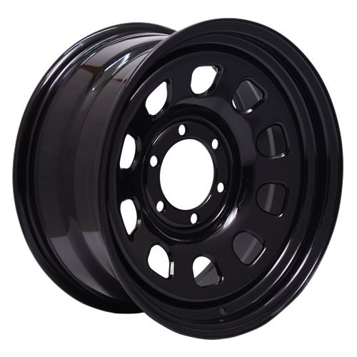 Envy Wheels - 101MB D WINDOW - Black - GLOSS BLACK - 17" x 8", 6 Offset, 6x139.7 (Bolt Pattern), 108mm HUB