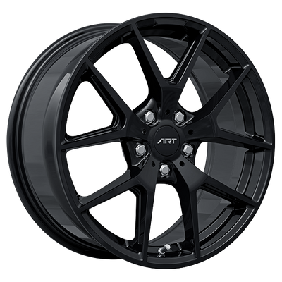 ART - Replica 257 - Black - Gloss Black - 18" x 8", 33 Offset, 5x112 (Bolt Pattern), 66.6mm HUB