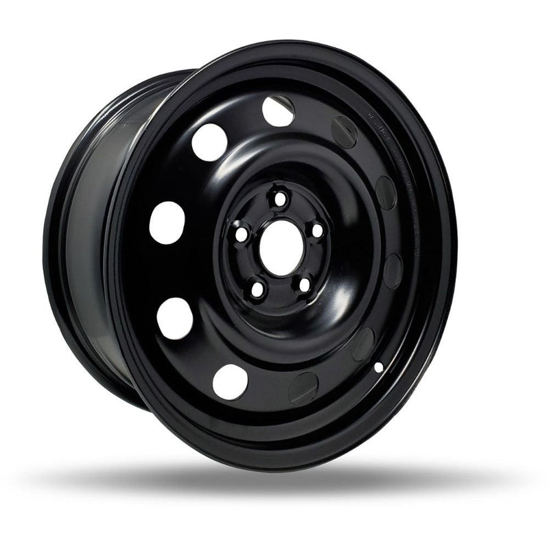 DTD - Steel - Black - Black - 17" x 7.5", 44 Offset, 5x114.3 (Bolt Pattern), 63.4mm HUB
