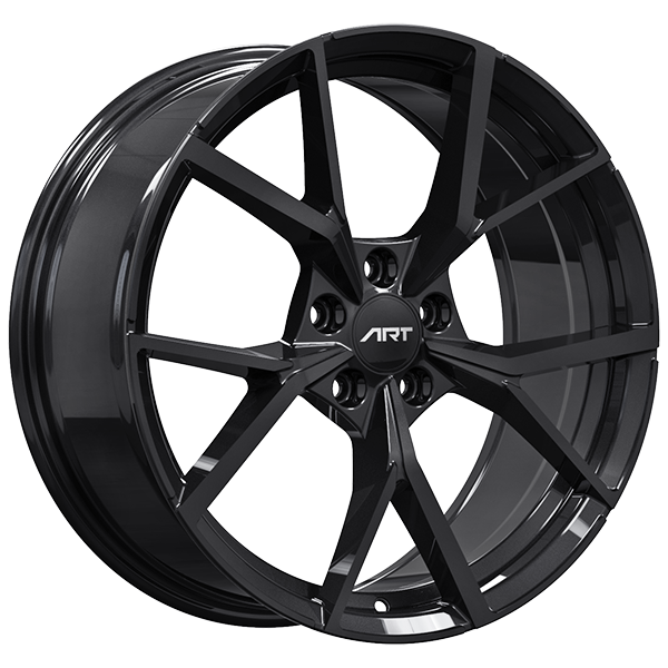 ART - Replica 233 - Black - Gloss Black - 19" x 8", 45 Offset, 5x112 (Bolt Pattern), 57.1mm HUB