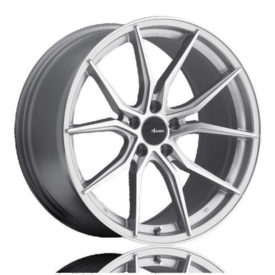 Advanti - Hybris - Silver - Machine Face Silver - 19" x 9.5", 45 Offset, 5x112 (Bolt Pattern), 66.6mm HUB