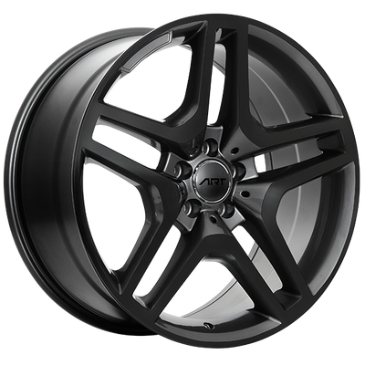 ART - Replica 57 - Black - Gloss Black - 20" x 9.5", 48 Offset, 5x112 (Bolt Pattern), 66.6mm HUB