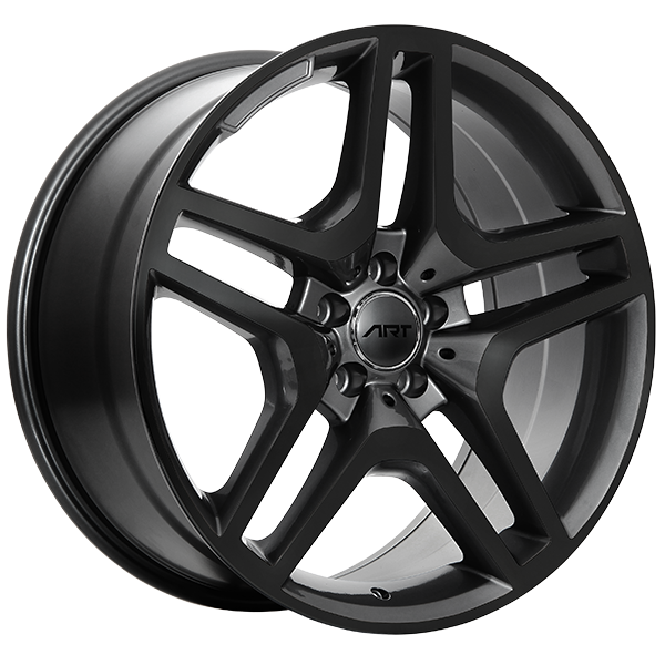 ART - Replica 57 - Black - Gloss Black - 20" x 9.5", 48 Offset, 5x112 (Bolt Pattern), 66.6mm HUB