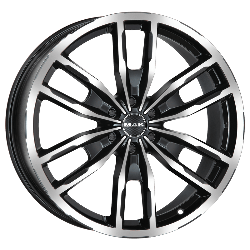 Mak Wheels - PEAK - Black - BLACK MIRROR - 17" x 7.5", 30 Offset, 6x114.3 (Bolt Pattern), 66.1mm HUB
