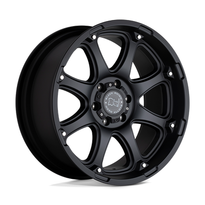 Black Rhino - GLAMIS - Black - MATTE BLACK - 18" x 9", 12 Offset, 6x135 (Bolt Pattern), 87.1mm HUB