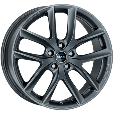 Mak Wheels - VOLTAGE - Gunmetal - GLOSS GUN METALLIC - 18" x 8.5", 40 Offset, 5x114.3 (Bolt Pattern), 64.1mm HUB