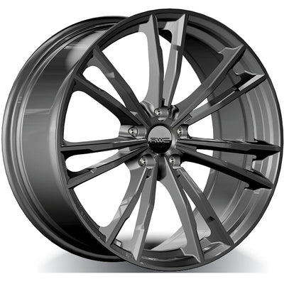 RWC - BM550 - Grey - ANTHRACITE - 18" x 8", 45 Offset, 5x112 (Bolt Pattern), 66.7mm HUB