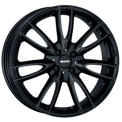 Mak Wheels - JACKIE W - Black - MATTE BLACK - 15" x 5.5", 46 Offset, 5x112 (Bolt Pattern), 66.6mm HUB