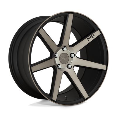 Niche - M150 VERONA - Black - MATTE BLACK MACHINED - 20" x 10", 40 Offset, 5x114.3 (Bolt Pattern), 72.6mm HUB