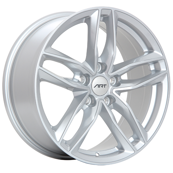 ART - Replica 36 - Silver - Silver - 17" x 7.5", 35 Offset, 5x112 (Bolt Pattern), 66.5mm HUB