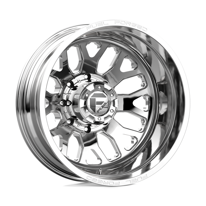 Fuel Mono - DE19 FF19D - Polished - POLISHED - 22" x 8.5", -221 Offset, 8x210 (Bolt Pattern), 154.3mm HUB