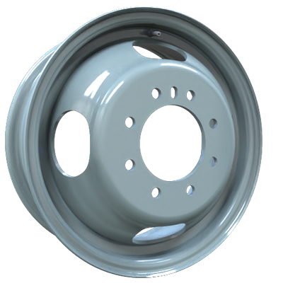 Envy Wheels - Dually Steel Wheel - Grey - GREY - 16" x 6", 127 Offset, 8x165.1 (Bolt Pattern), 121.3mm HUB