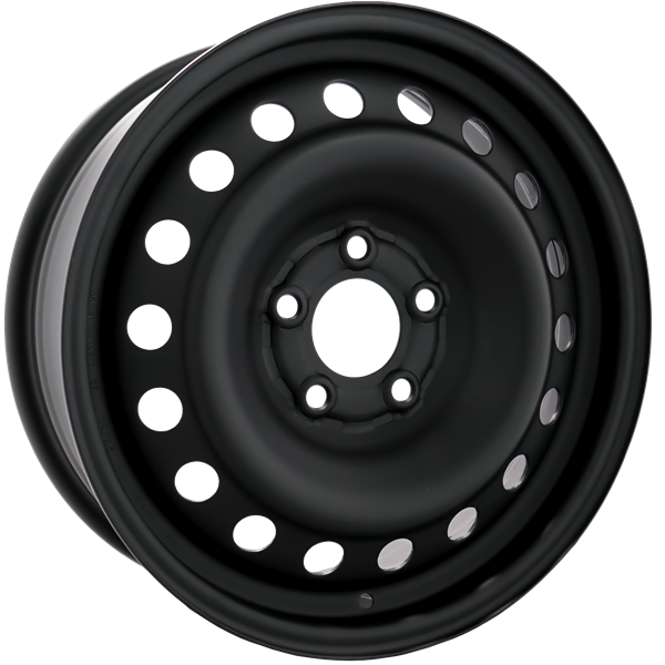 Envy Wheels - NX4 STEEL WHEEL - Black - FLAT BLACK - 17" x 6.5", 40 Offset, 5x120 (Bolt Pattern), 72.6mm HUB