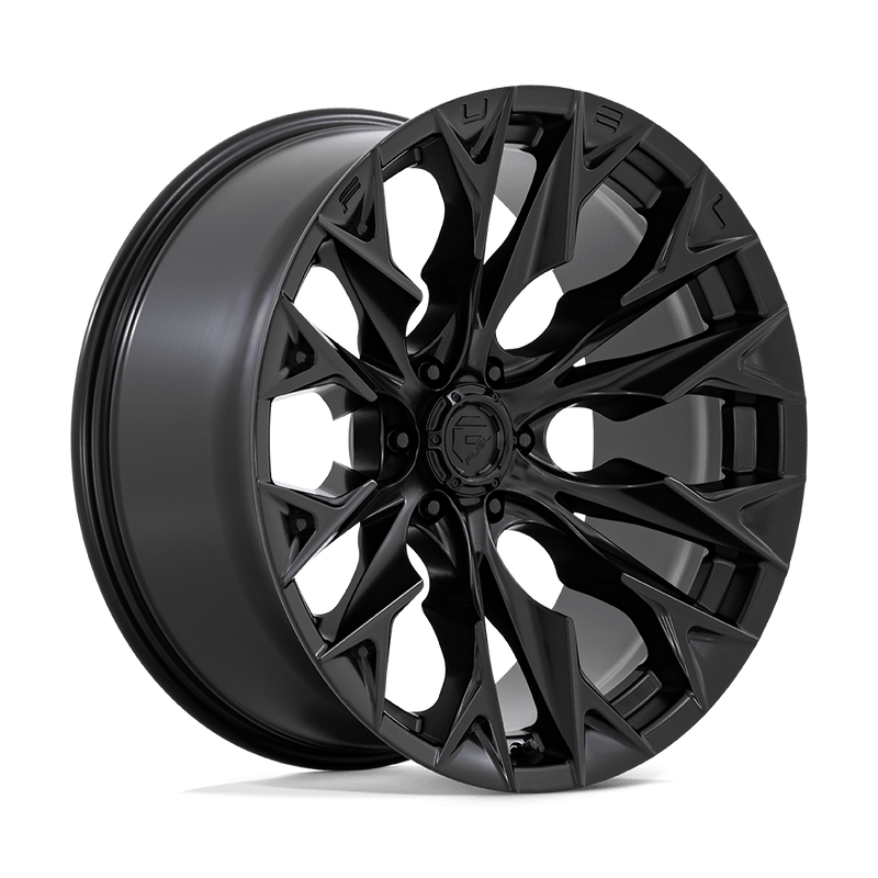 Fuel - D804 FLAME - Black - BLACKOUT - 22" x 10", -18 Offset, 6x135 (Bolt Pattern), 87.1mm HUB