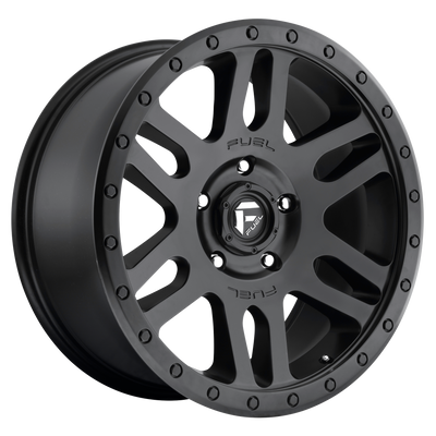 Fuel - D584 RECOIL - Gunmetal - MATTE BLACK - 18" x 9", 2 Offset, 6x120 (Bolt Pattern), 67.06mm HUB