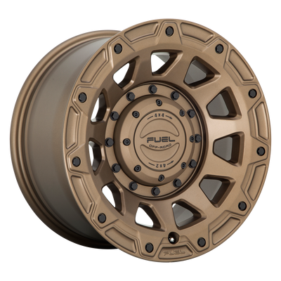 Fuel - D731 TRACKER - Gunmetal - MATTE BRONZE - 17" x 9", 1 Offset, 5x114.3/127 (Bolt Pattern), 78.1mm HUB