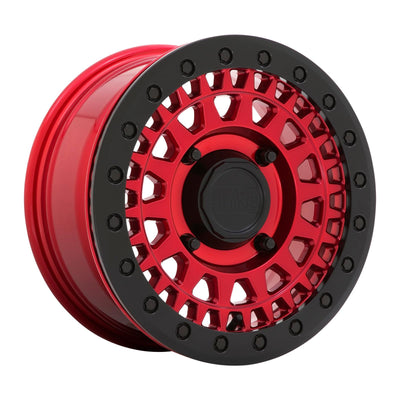 Black Rhino Powersports - PARKER UTV BEADLOCK - CANDY RED WITH BLACK BEAD RING - 14" x 7", 36 Offset, 4x137 (Bolt Pattern), 106.1mm HUB