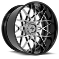 Sentali - BFX5 - Chrome - Gloss Black Lip / Chrome Centre - 22" x 10", -24 Offset, 6x135/139.7 (Bolt pattern), 106.10mm HUB