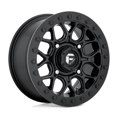 Fuel UTV - D916 TECH BEADLOCK - Black - MATTE BLACK - 15" x 7", 38 Offset, 4x156 (Bolt Pattern), 132mm HUB