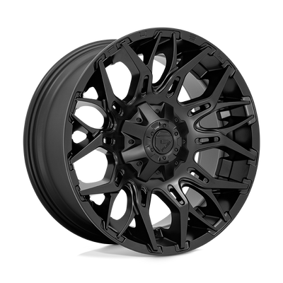 Fuel - D772 TWITCH - Black - BLACKOUT - 20" x 10", -18 Offset, 8x165.1 (Bolt Pattern), 125.1mm HUB