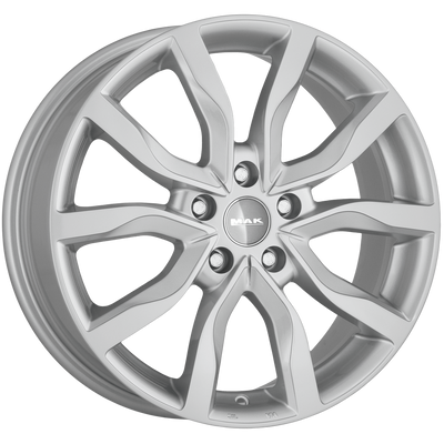 Mak Wheels - HIGHLANDS W - Silver - SILVER - 16" x 6.5", 40 Offset, 5x114.3 (Bolt Pattern), 76mm HUB