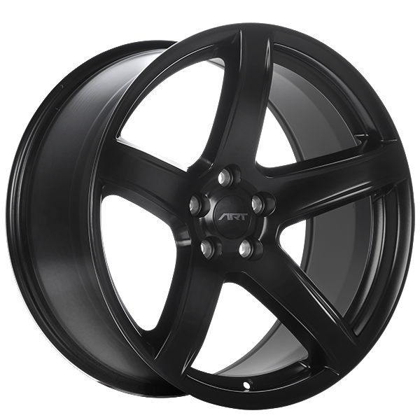 ART - Replica 195 - Black - Satin Black - 20" x 11", 22 Offset, 5x115 (Bolt Pattern), 71.5mm HUB