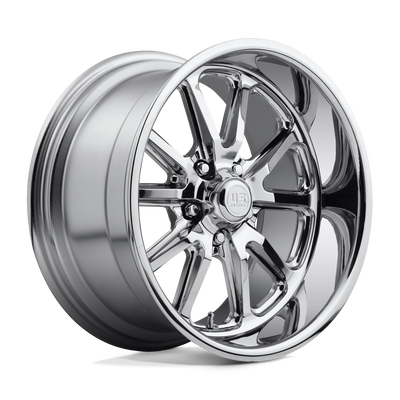 US Mag - U110 RAMBLER - Polished - CHROME PLATED - 17" x 7", 1 Offset, 5x114.3 (Bolt Pattern), 72.6mm HUB