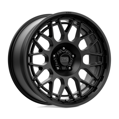 KMC Wheels - KM722 TECHNIC - Black - SATIN BLACK - 20" x 9", 18 Offset, 5x127 (Bolt Pattern), 71.5mm HUB