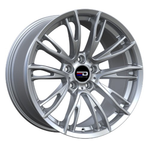 Euro Design - Venice - Silver - Hyper silver - 18" x 8", 38 Offset, 5x112 (Bolt Pattern), 66.7mm HUB