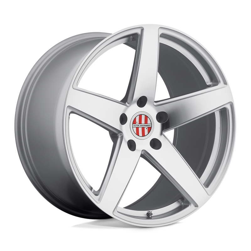 Victor Equipment Wheels - BADEN - Silver - SILVER WITH MIRROR CUT FACE - 18" x 8", 45 Offset, 5x130 (Bolt Pattern), 71.5mm HUB