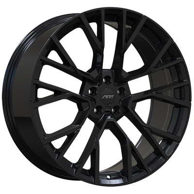 ART - Replica 219 - Black - Gloss Black - 22" x 9.5", 37 Offset, 5x112 (Bolt Pattern), 66.6mm HUB